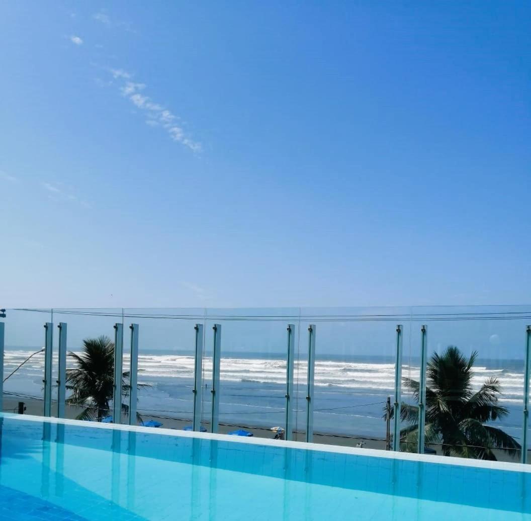 Apartamento, Ampla Sacada Com Vista Para O Mar! Itanhaém Dış mekan fotoğraf
